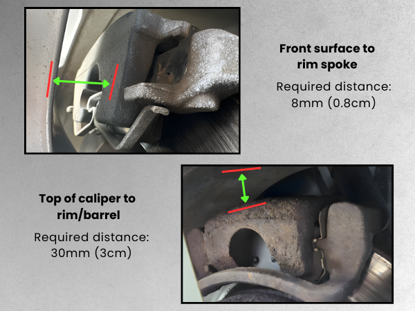 AOOA Accessories & Merchandise Brake Caliper Cover Clearance